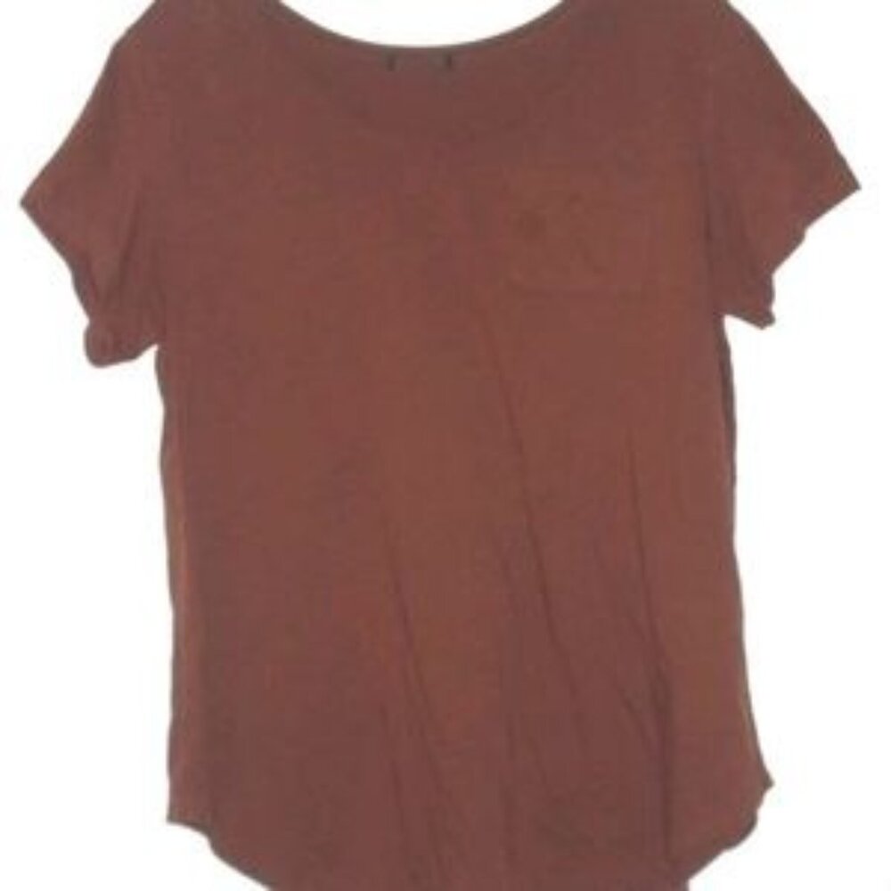 Avon Signature chocolate brown tshirt in L